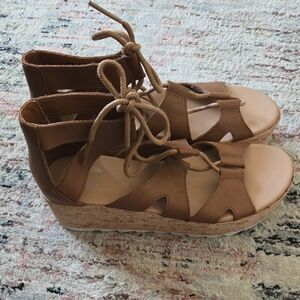 Sorel Tan Wedge Sandals